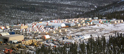 Aerial view of Donlin Gold project site.